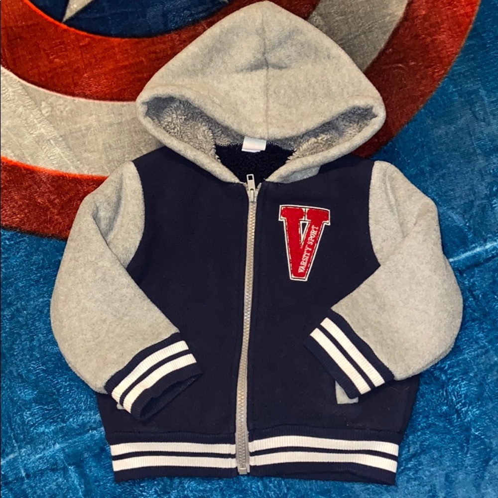 Fleece lined jacket